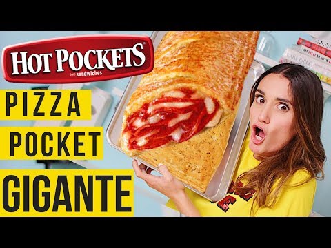 HOT POCKET GIGANTE !/ PIZZA / DANI FLOWERS